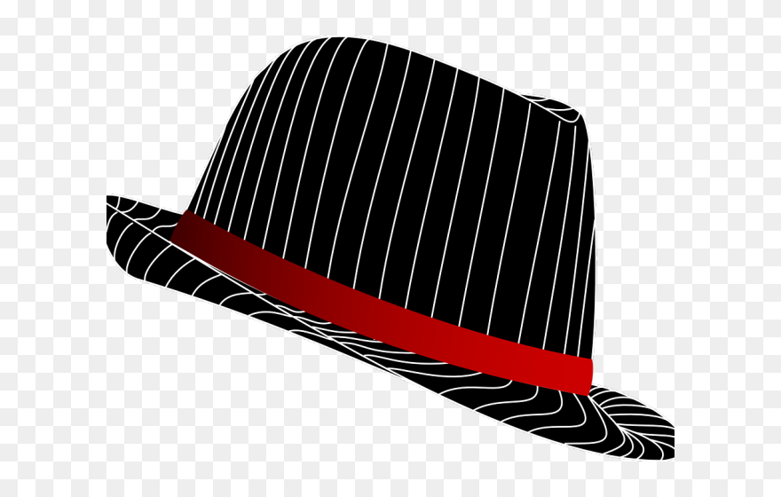 Mafia Hat Cliparts - Transparent Background Gangsta Hat - Png Download