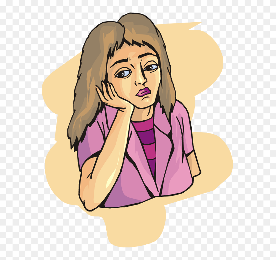 Disappointed Mother Clipart - Sad Woman Clipart - Png Download