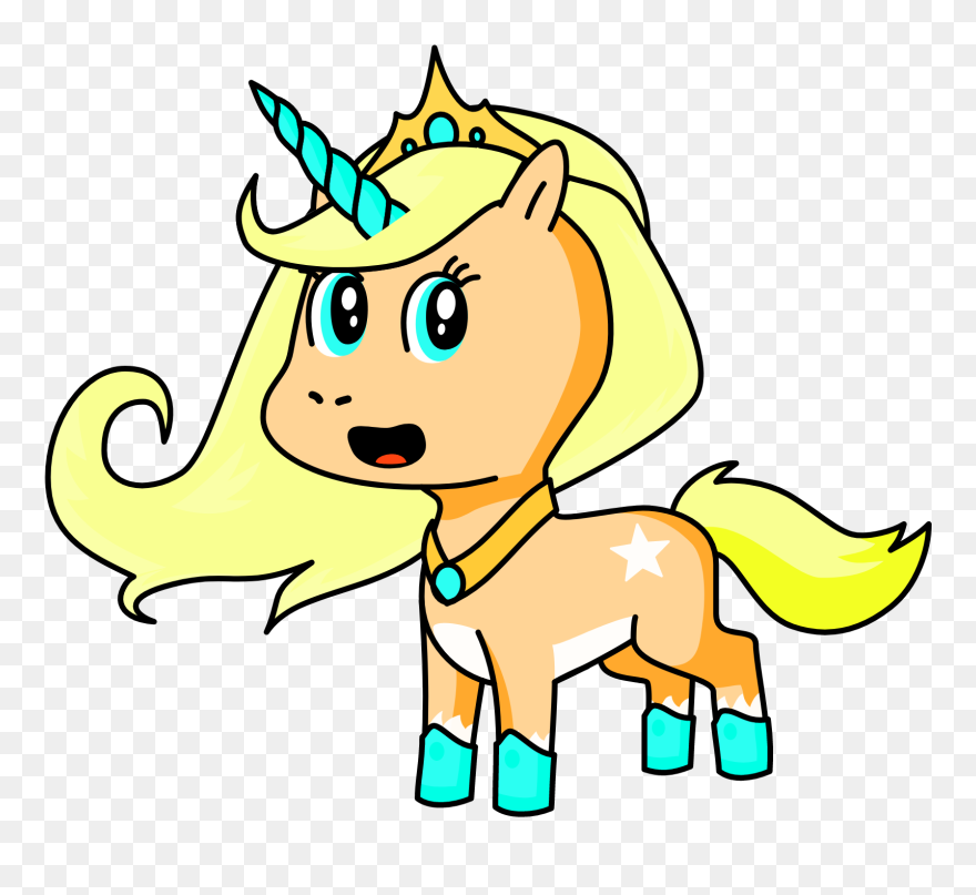 Cotton Candy Unicorn Drawing Clipart