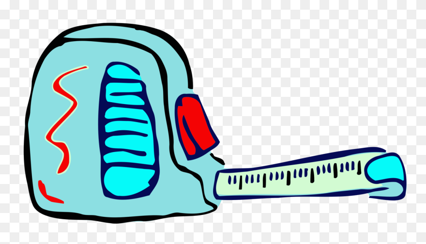 Area,shoe,artwork - Measuring Tape Clip Art - Png Download