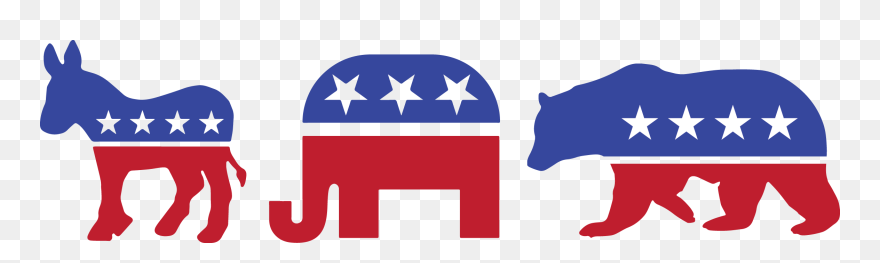 United States Us Presidential Election 2016 Democratic - Republican Vs Democrat Transparent Clipart