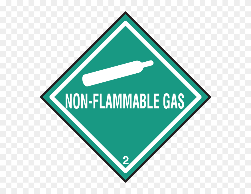 Non Flammable Gas Symbol Clipart