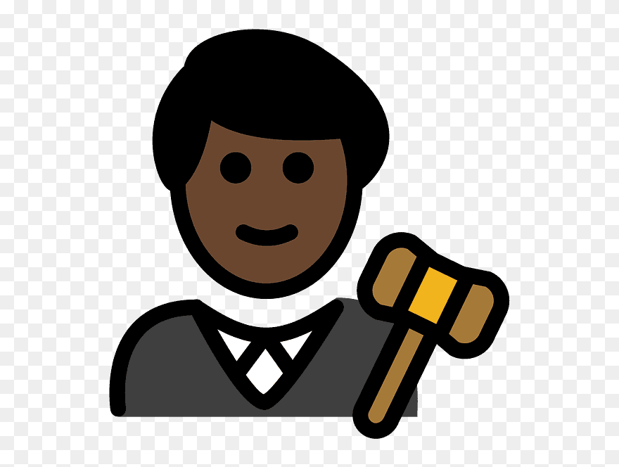 Man Judge Emoji Clipart Judge Png Download (5643527) PinClipart