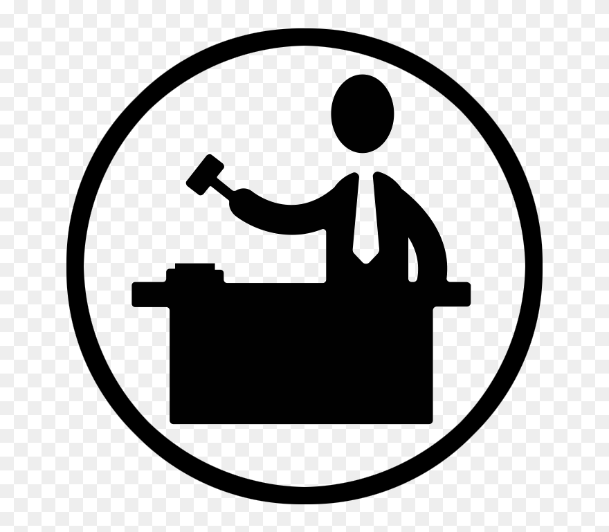 Judge Lawyer Court Gavel Barrister - Shoot Soccer Clipart