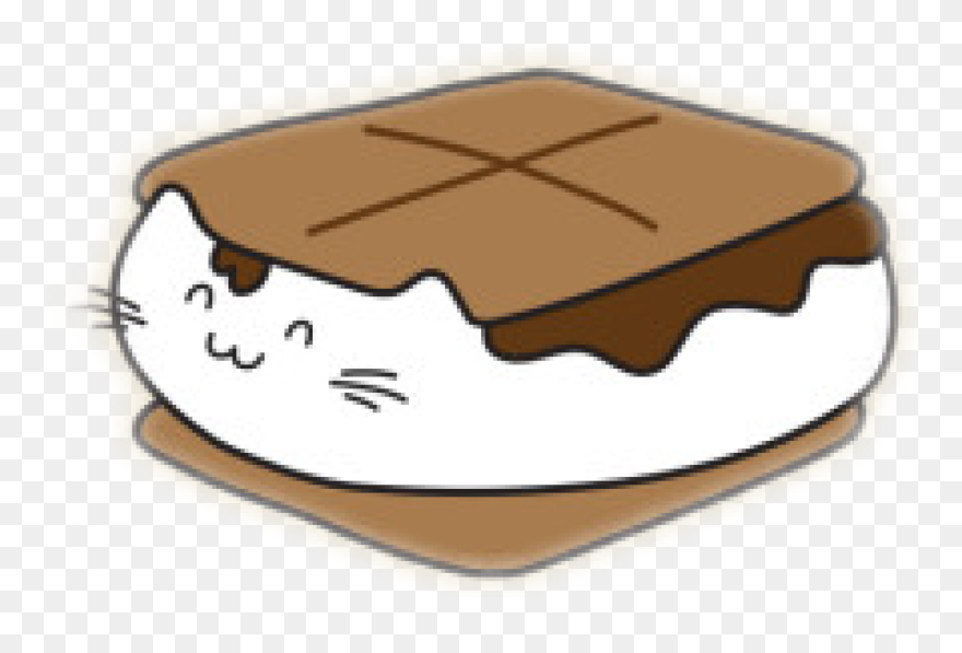 #marshmallow #marshmallows #smore #smores #smorescat - Smores Png Clipart
