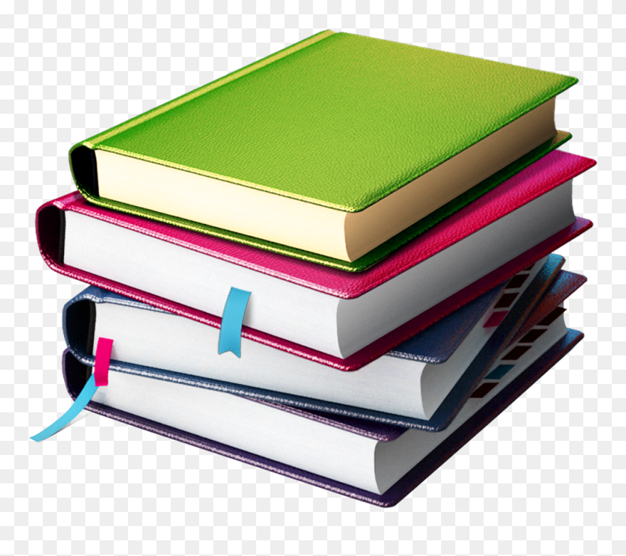 Stacked Books Png - Transparent Background Books Png Clipart