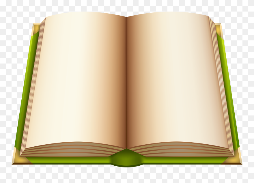 Green Open Book Png Clipart - Open Book Png Transparent