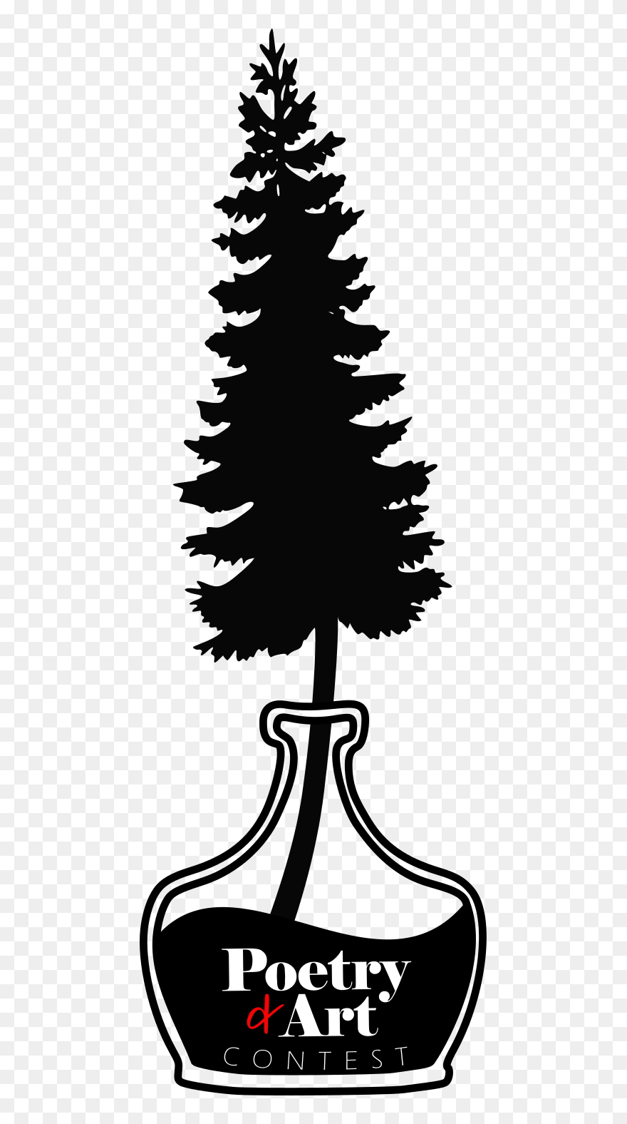 Poetry And Art Logo - Colorado Spruce Clipart