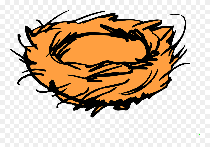 Transparent Twigs Clipart - Birds Nest Clipart - Png Download