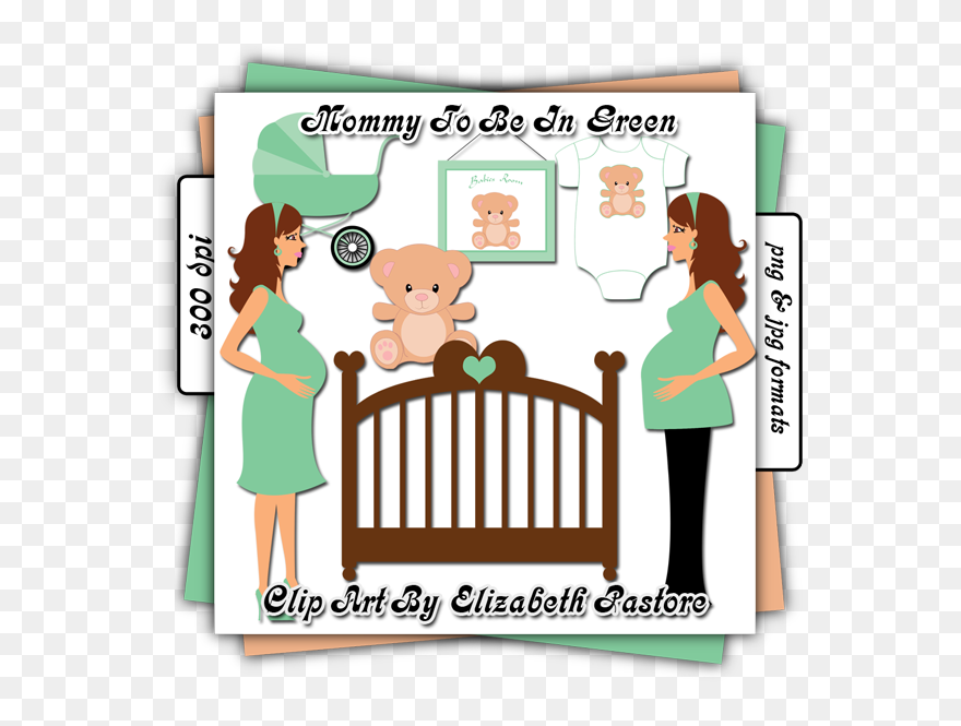 Clipart Baby Crib - Clip Art - Png Download