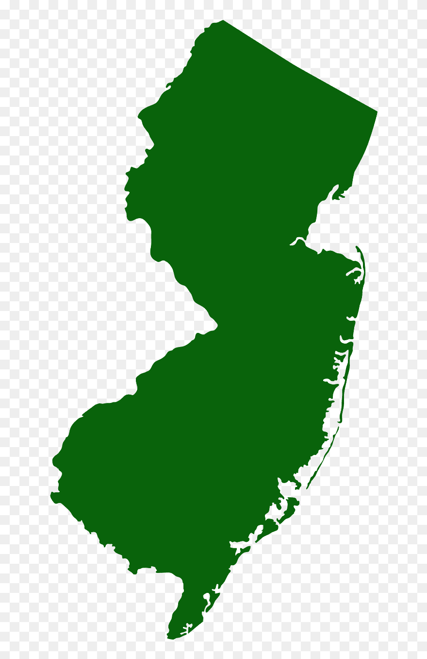 New Jersey Map Vector Clipart