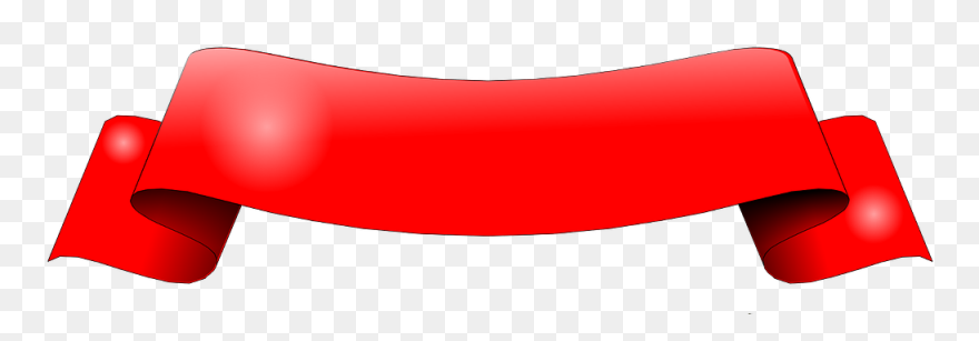 Banner Red Graphic Free Photo - Faixa Png Banner Vermelho Clipart