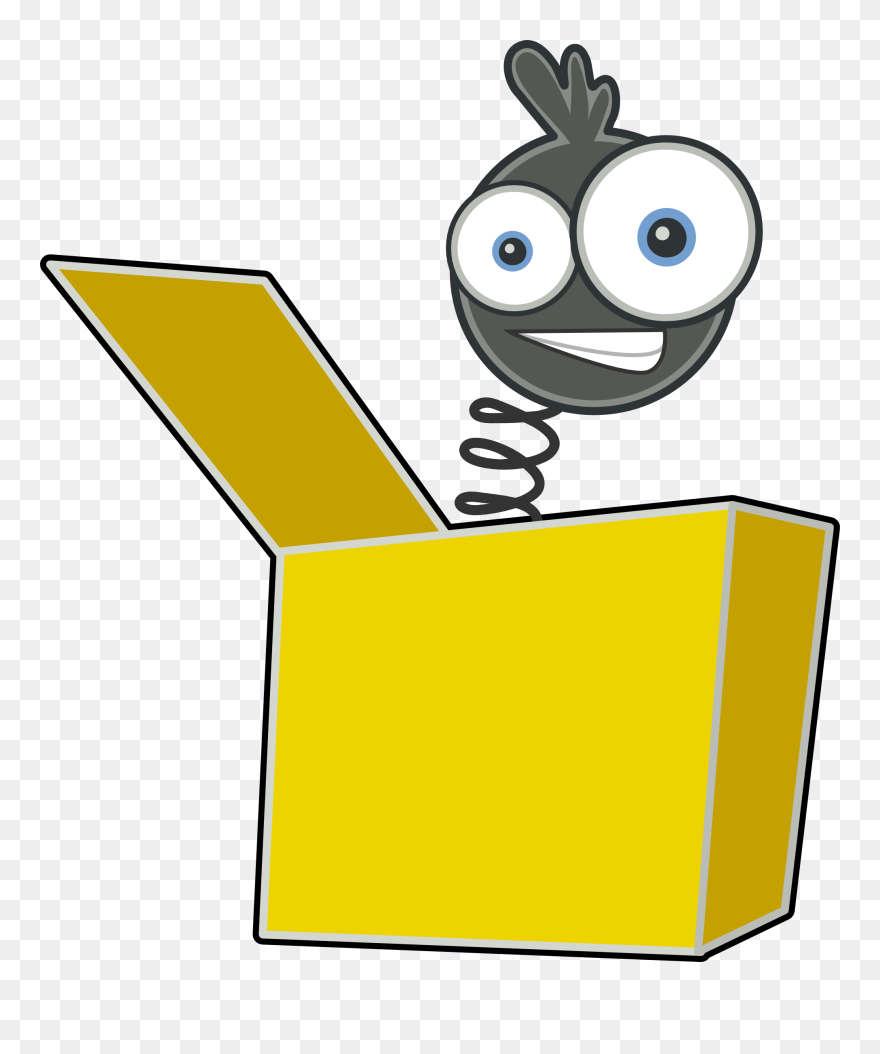 Christmas Book Clipart Freeuse In Box Clipart - Crazy Jack In The Box Png Transparent Png