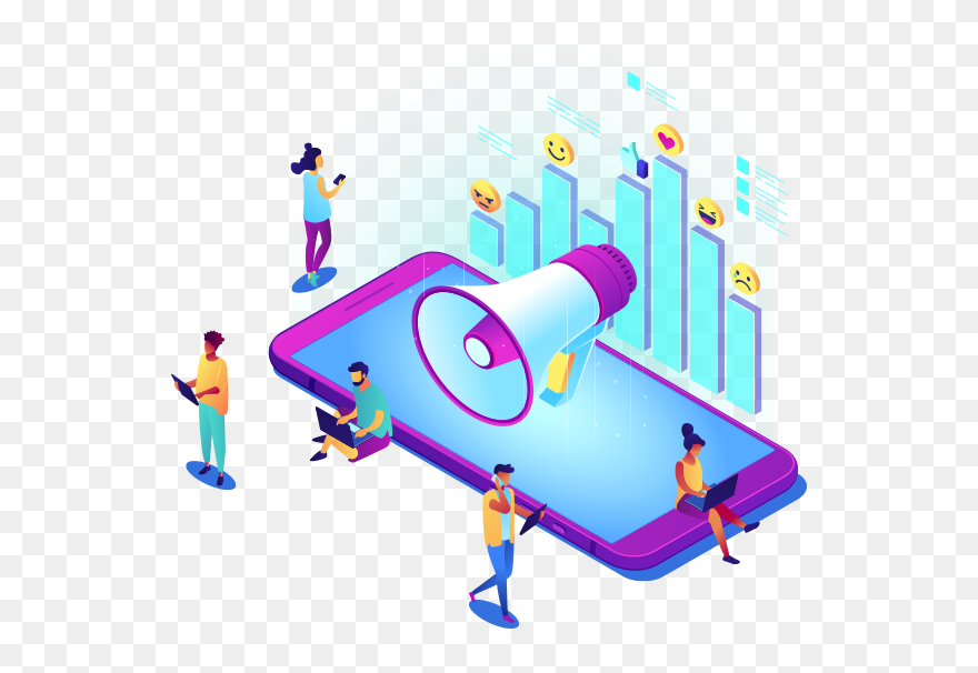 Social Media Marketing Clipart