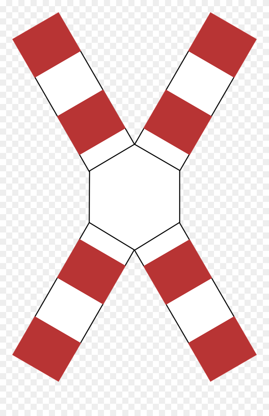 Transparent Turkey Tracks Clipart - German Railroad Crossing - Png Download