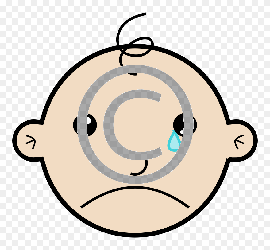 Sad Baby Clip Art - Png Download