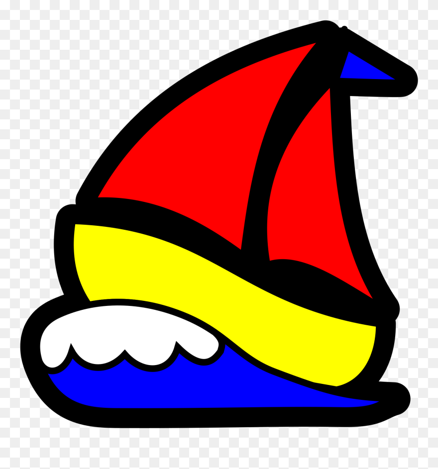 Sail Boat Clip Art - Png Download
