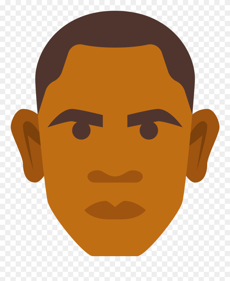 Obama Face Png Picture 609091 Obama Face Png - Barack Obama Clipart