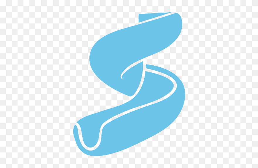 Pool Clip Water Ride - Water Slide Logo - Png Download
