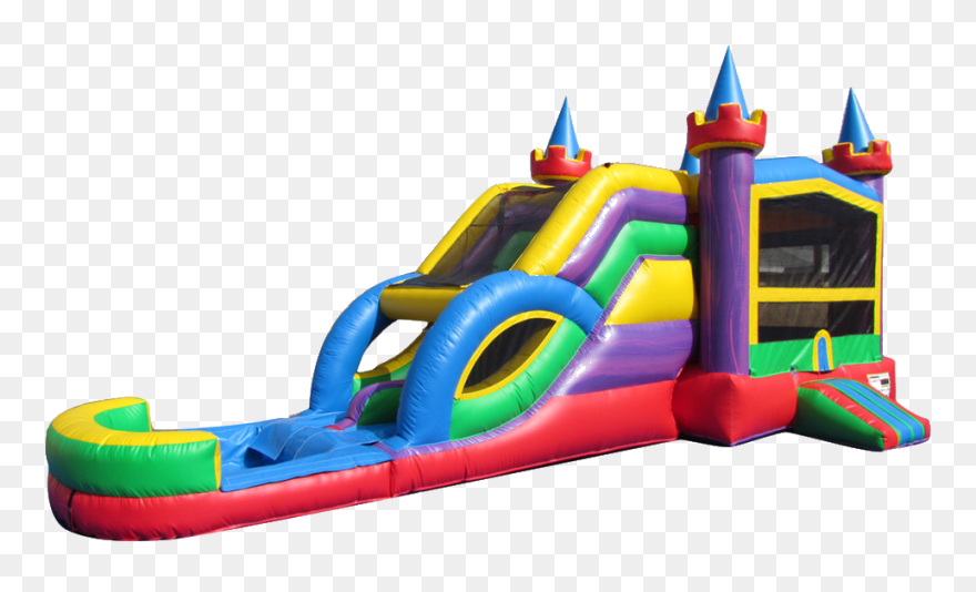 Transparent Bounce House Clipart - Water Slide Transparent Background - Png Download