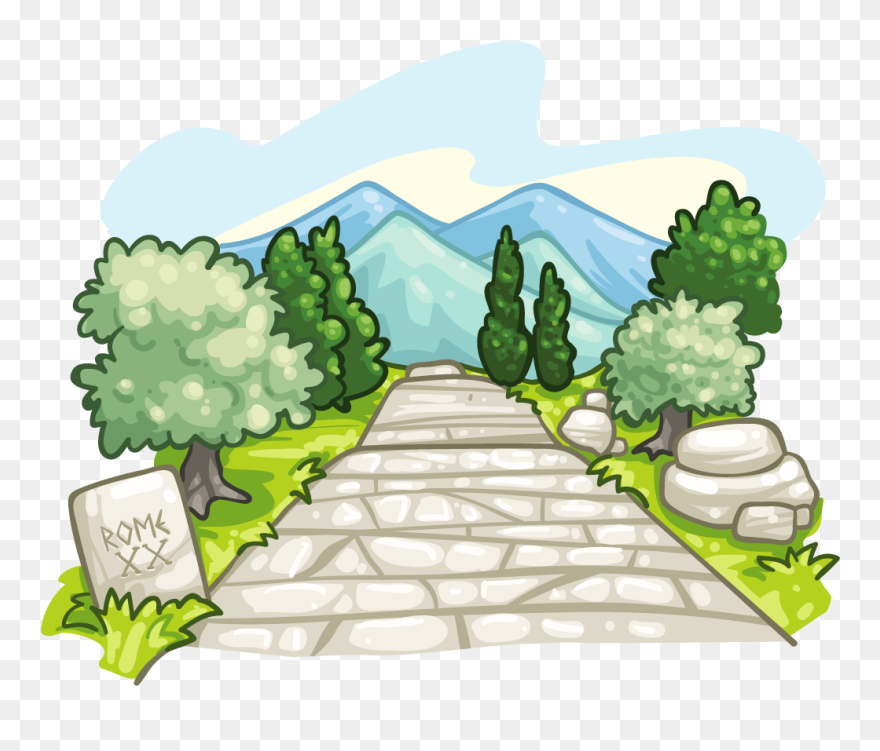 Roman Road Transparent Clipart