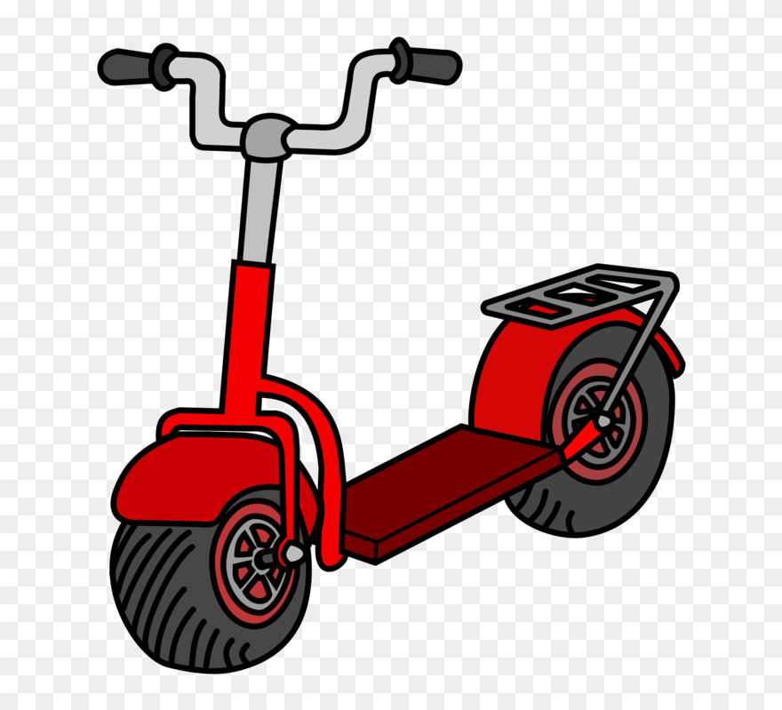 Bicycle - Scooter Clipart - Png Download