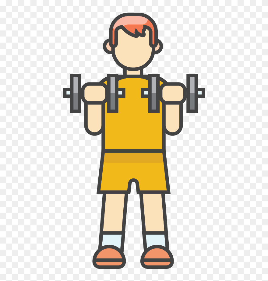 Spa Rtan Gym Unisex - Gym Guy Cartoon Png Clipart
