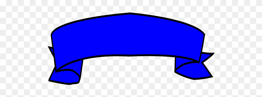 Blue Banner Png Icons - Ribbon Purple Clipart Transparent Png