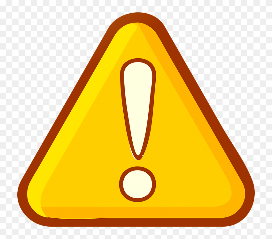 50727-exclamation Mark Punctuation Point Triangle Warning - Attention Vector Clipart