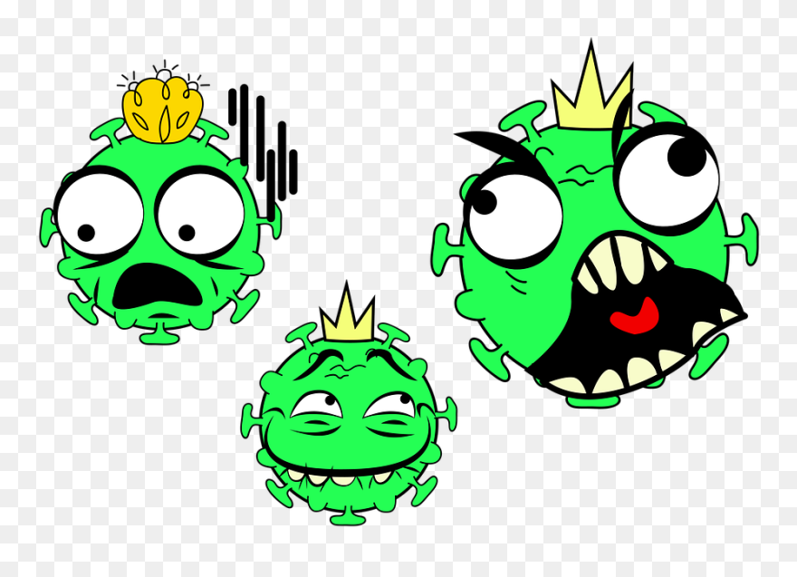 Latar Belakang Png Virus Clipart