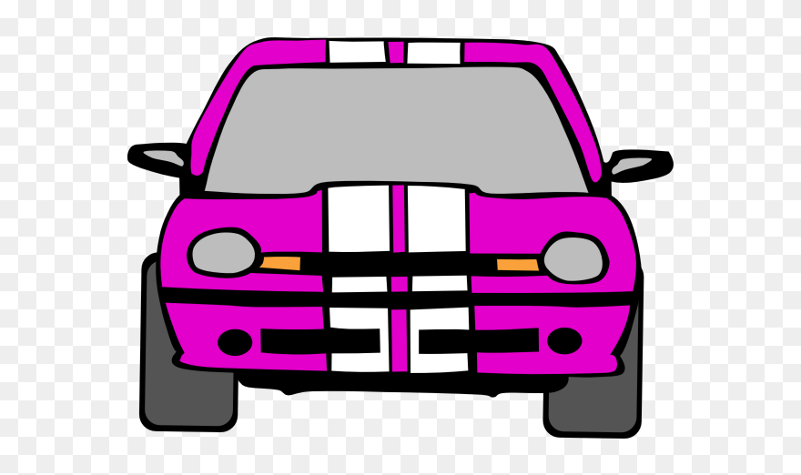 Vehicle Front View Vector - Car Front View Clipart - Png Download
