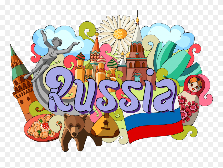 Russia Vector Landmark - Russia Clipart Free - Png Download
