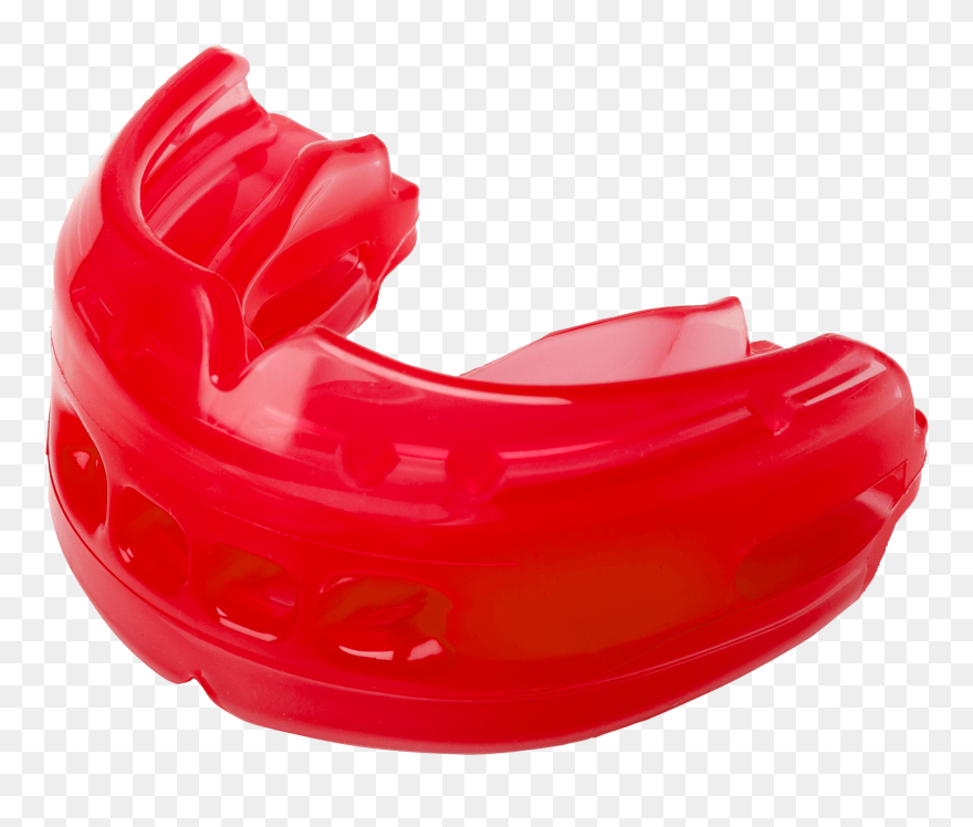 Transparent Wrestling Headgear Clipart - Red Mouthguard For Braces - Png Download