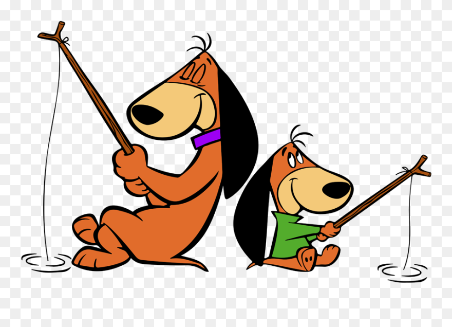 Augie Doggie And Doggie Daddy Fishing - Augie Doggie And Doggie Daddy Fanart Clipart