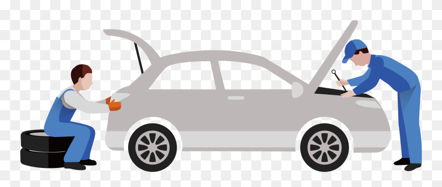 Car Repair Clipart Free Black And White Library Car - Car Mechanic Png Transparent Png
