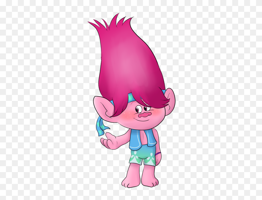 Trolls Poppy Version Male Clipart
