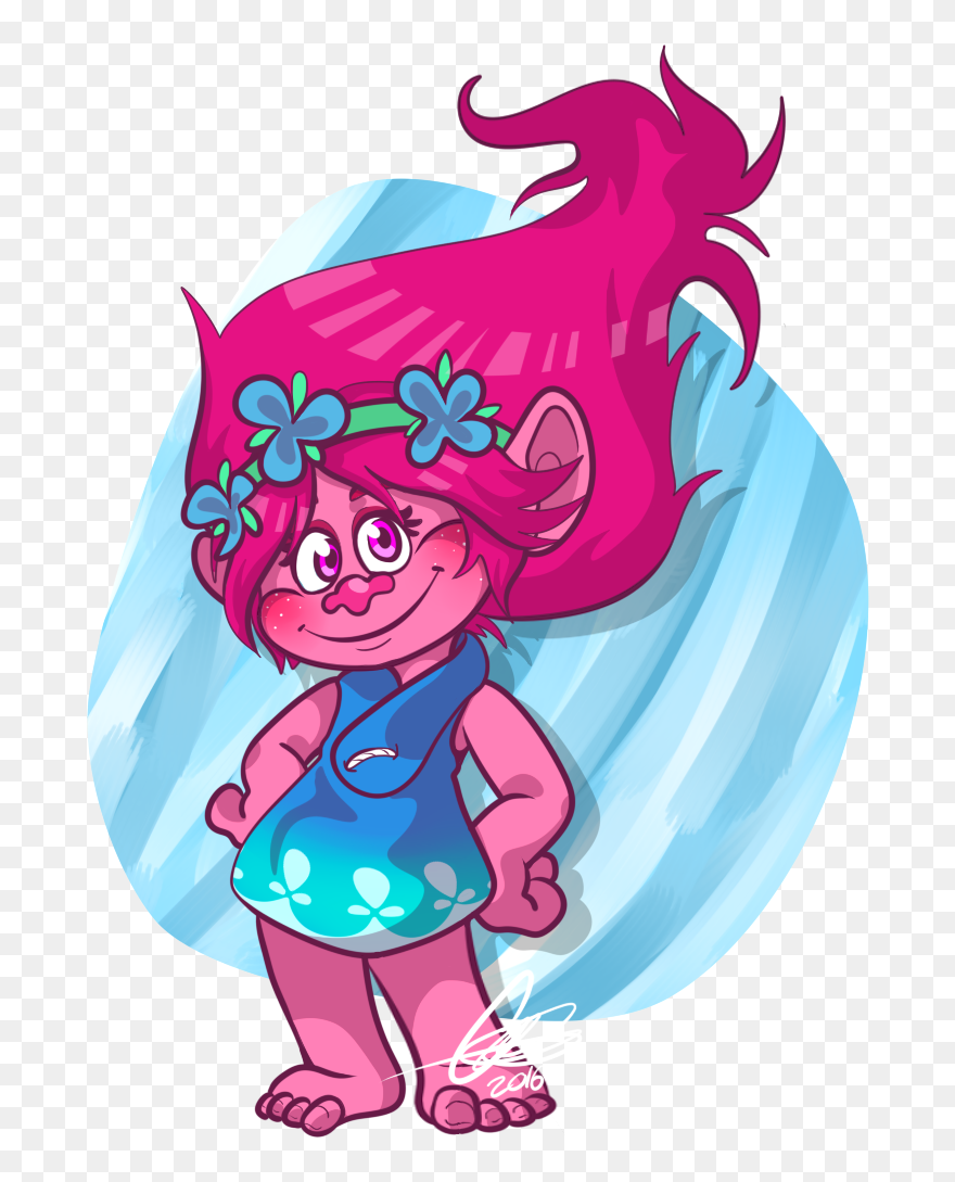 Trolls Poppy Art , Png Download - Trolls Art Clipart