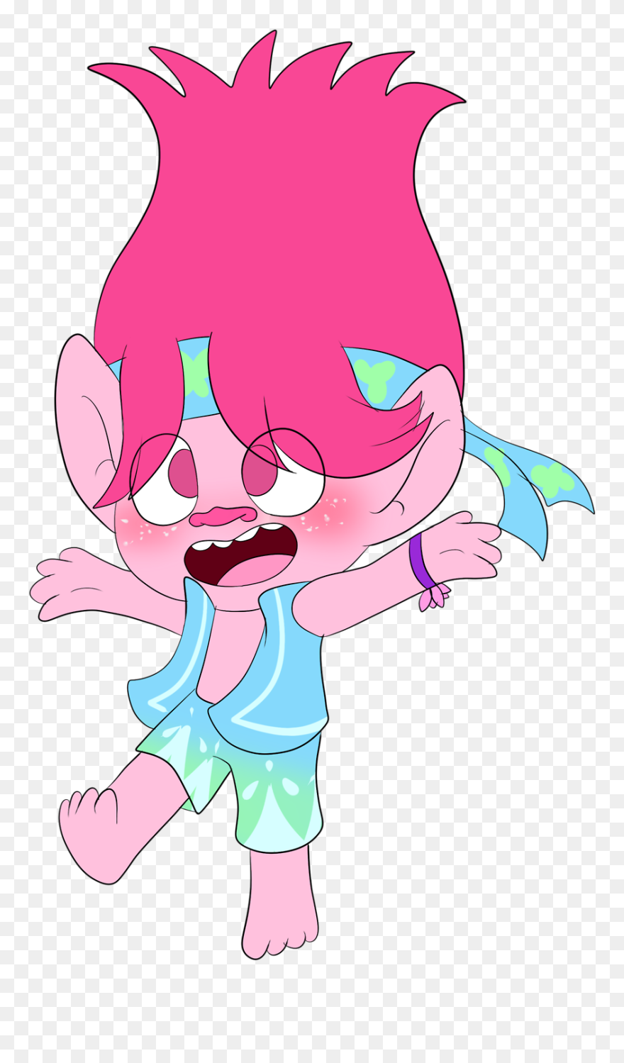 Genderbent Trolls Clipart