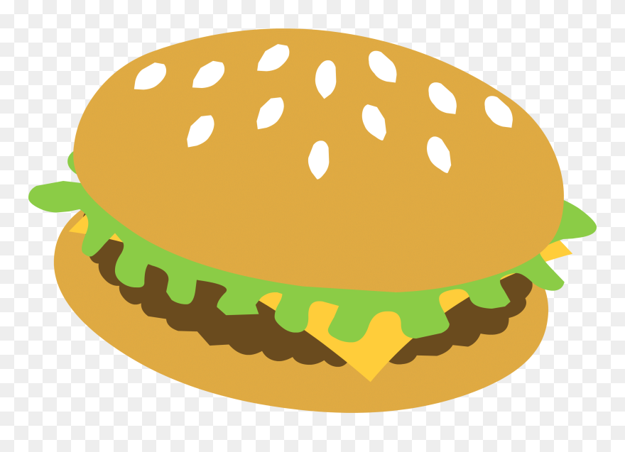 Hamburger Comic - Animated Hamburger Png Transparent Clipart
