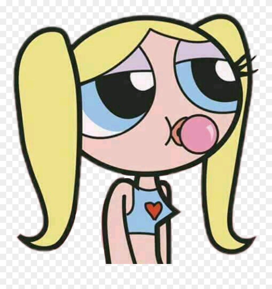 Girlpower Powerpuffgirls Teenager Bubbles - Powerpuff Girls Bubbles Teenager Clipart