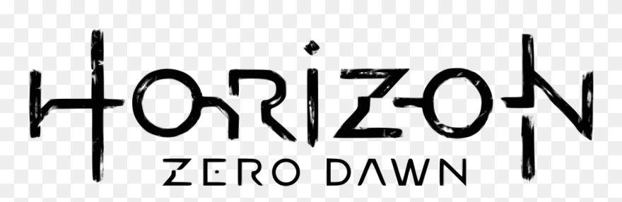 Logo Horizon Zero Dawn - Calligraphy Clipart