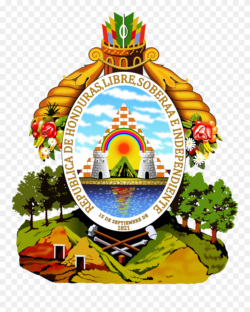 Honduras Coat Of Arms Clipart