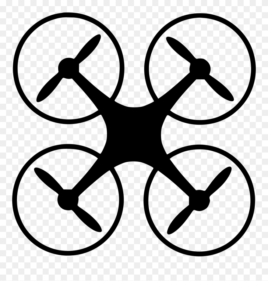 Quadcopter - Drone Logo Png Clipart