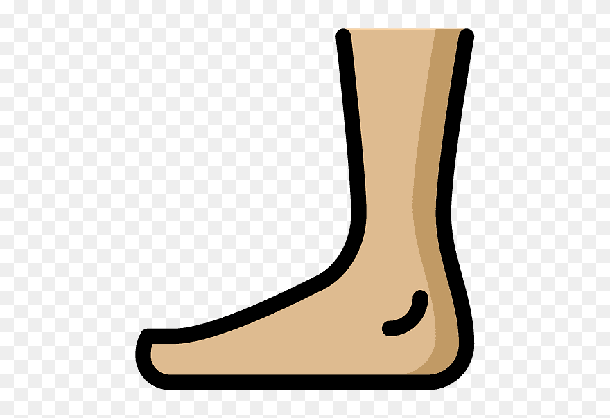 Foot Emoji Clipart - Png Download