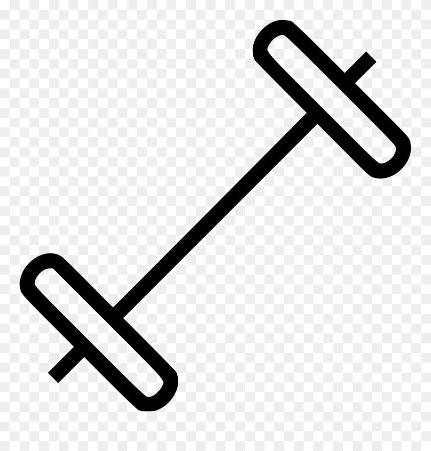 Barbell - Transparent Background Dumbbell Clipart - Png Download
