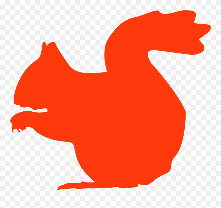 Red Squirrel Clipart - Png Download