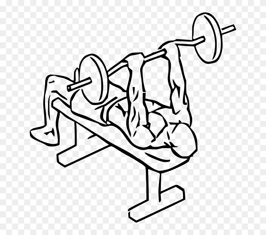 Tricep Exercises Bar Clipart