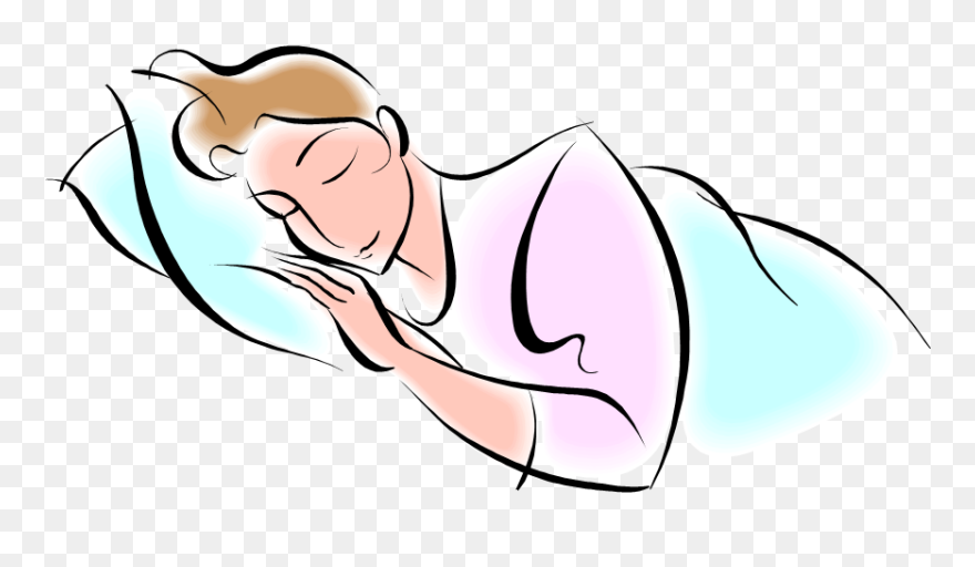 Dreaming Clipart Animated - Woman Sleeping Clipart Png Transparent Png