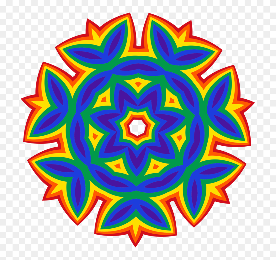 Flower,leaf,symmetry - Illustration Clipart