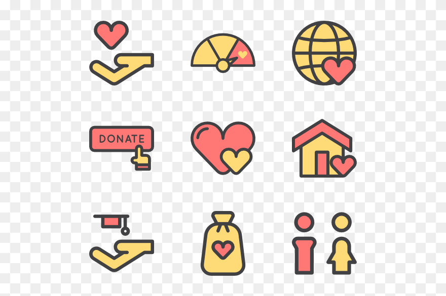 Donating To Charity Clipart - Png Download